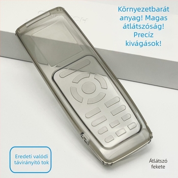 Gree klímaberendezés távirányító védőfedél - szilikon, átlátszó, porálló, vízálló, ütésálló, univerzális