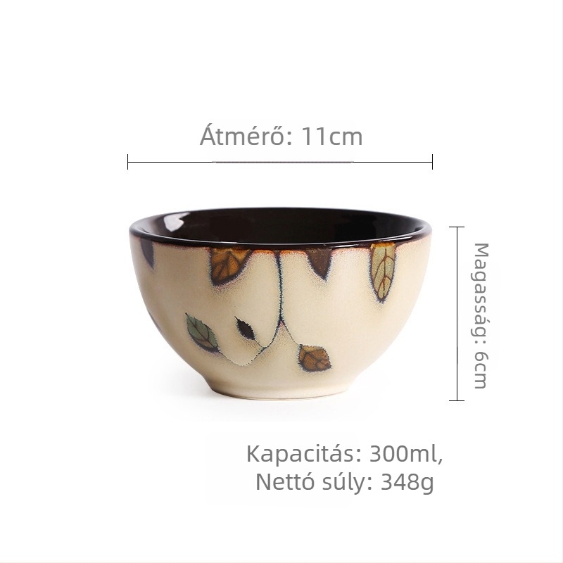 Kézzel festett kerámiatál virágos mintával, aláglazúros színnel, mikrohullámú sütőben használható