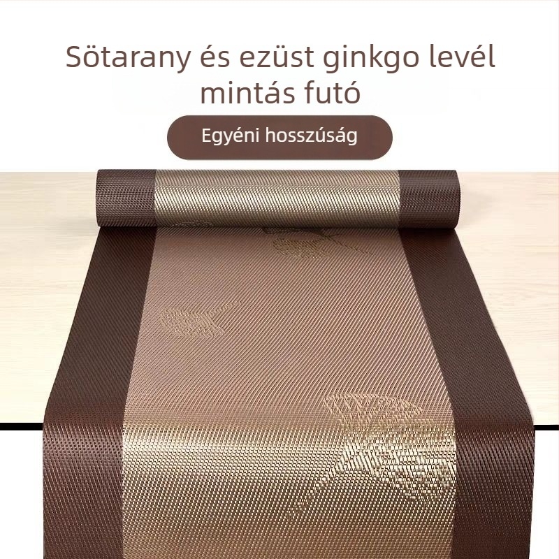 Új kínai stílusú asztali futó – PVC anyag, vízálló, kínai stílusú minta, testreszabható
