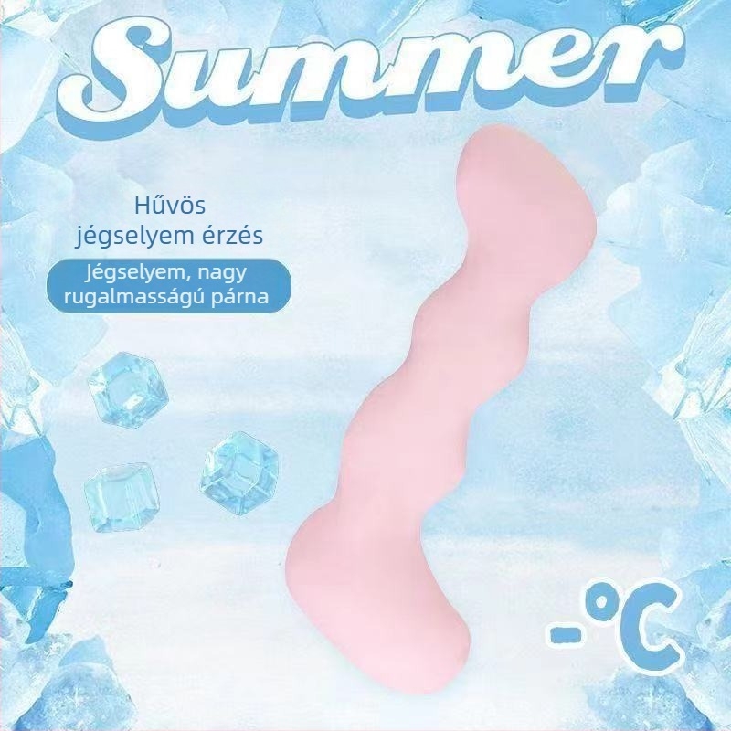 Ice Silk hosszú párna lányoknak, oldalra alvás és láb-támasz, nappali párna, nyár