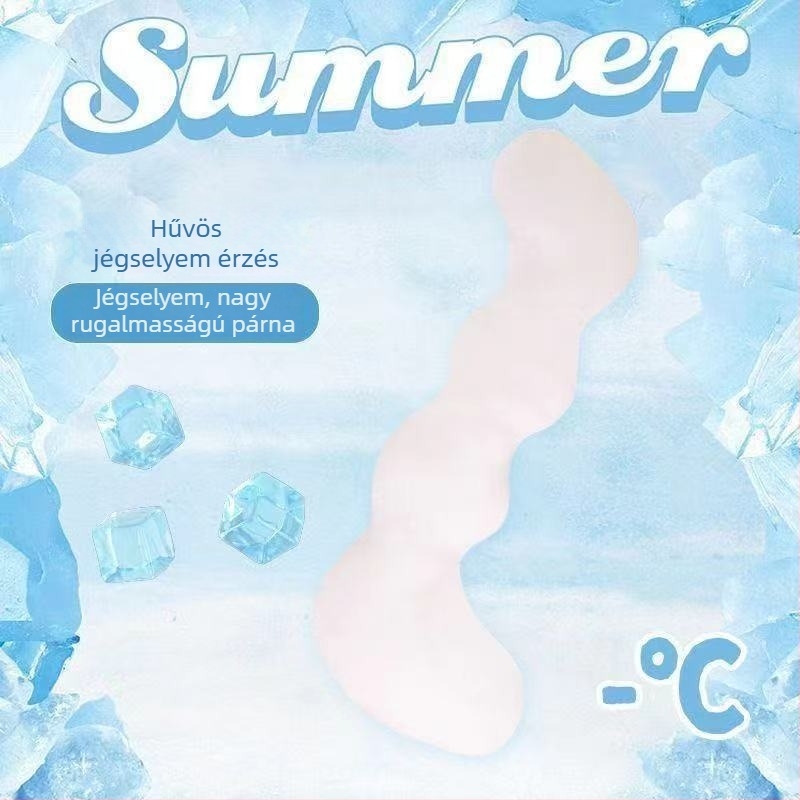 Ice Silk hosszú párna lányoknak, oldalra alvás és láb-támasz, nappali párna, nyár