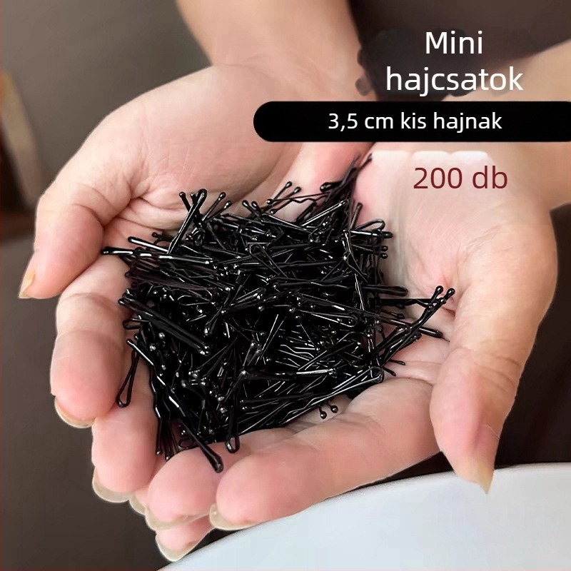 Hajcsat, fém, egyenes rud klips, sütőfestett felület, egyszerű stílus, gyerekeknek, 2025 tavasz