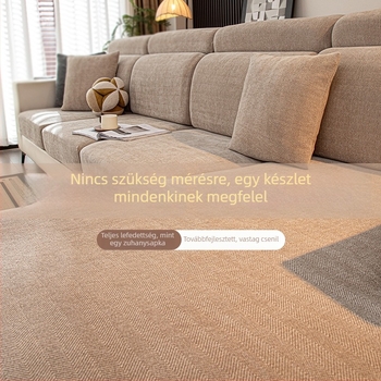 Herringbone mintás kanapévédő huzat – univerzális, nem gyűjti a szőrt, vastag chenille