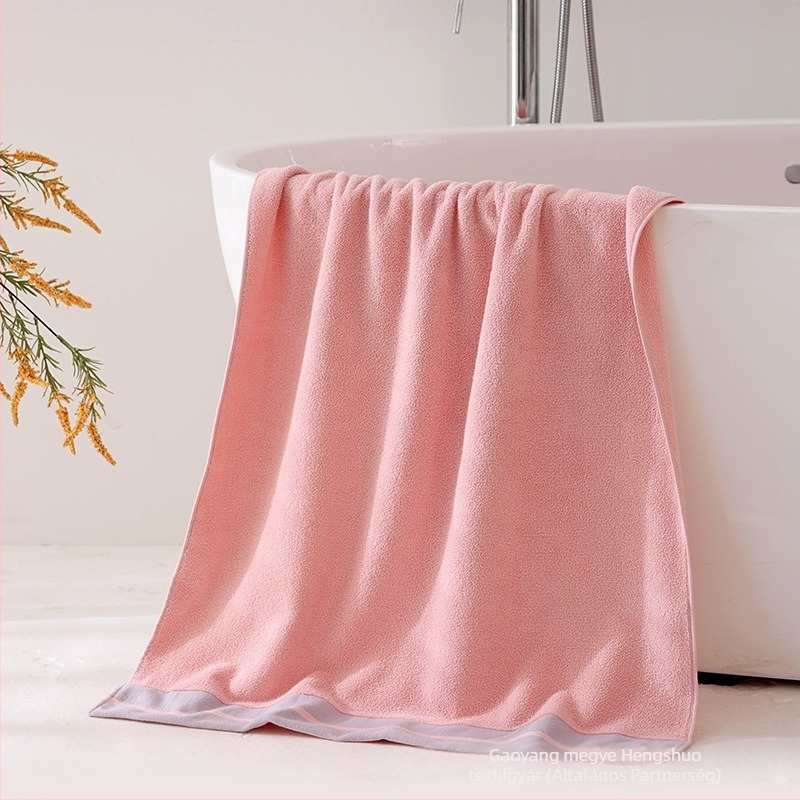 Fürdő- és strandtörölköző – 100% pamut, bőrbarát, megfelelő mamák és babák számára, 32s fonal, Jacquard és sima szövés, 300–400 g, Thousand bamboo