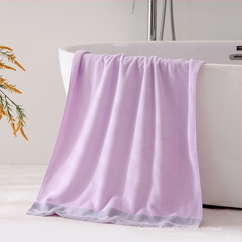 Fürdő- és strandtörölköző – 100% pamut, bőrbarát, megfelelő mamák és babák számára, 32s fonal, Jacquard és sima szövés, 300–400 g, Thousand bamboo
