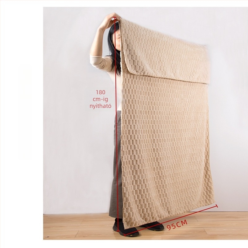 Fürdő- és strandtörölköző, szuperfin rostokból, jacquard szövésű, 120D, tömege 500 g fölött