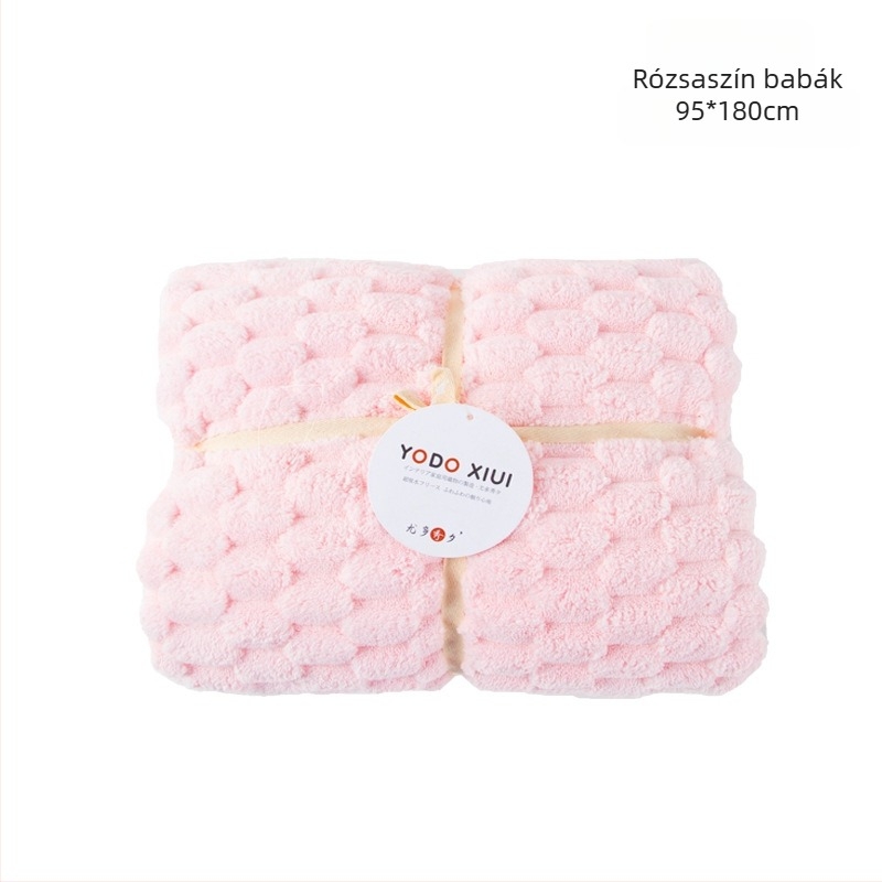Fürdő- és strandtörölköző, szuperfin rostokból, jacquard szövésű, 120D, tömege 500 g fölött