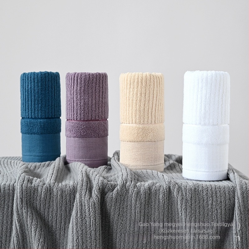 100% pamut fürdőlepedő, nagy méretű, nedvszívó és vastag, Jacquard 32 szál, 300–400 g, strand és otthoni használatra, Qianzi Bamboo