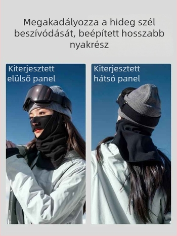 LAKETON símaszk arcvédelmére – fleece béléssel, gyorsan száradó anyag