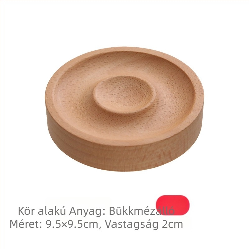 Karkötő kiállító állvány – masszívfa konstrukció, kétszintű, művészi stílus