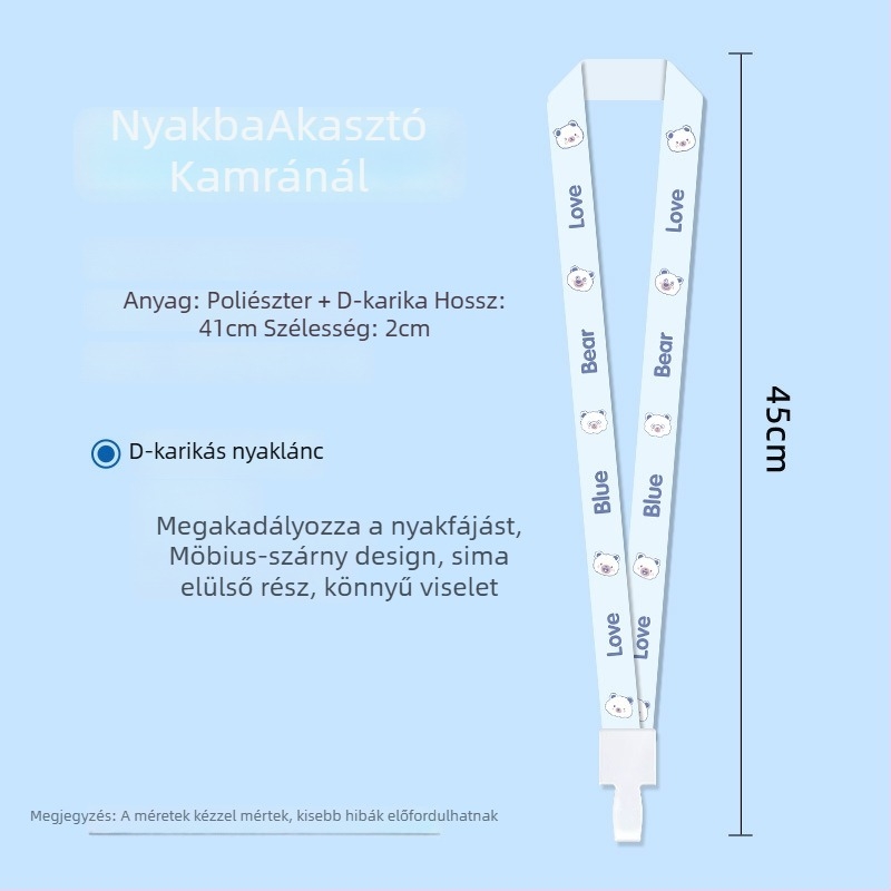Kártyatartó, kétoldalú átlátszó ablak, aranyos anime minta, csúsztatással nyíló, műanyag
