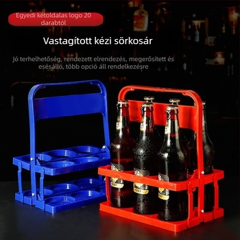 Bo Dian műanyag sörállvány, összecsukható, hordozható bár/KTV-hez, logóval