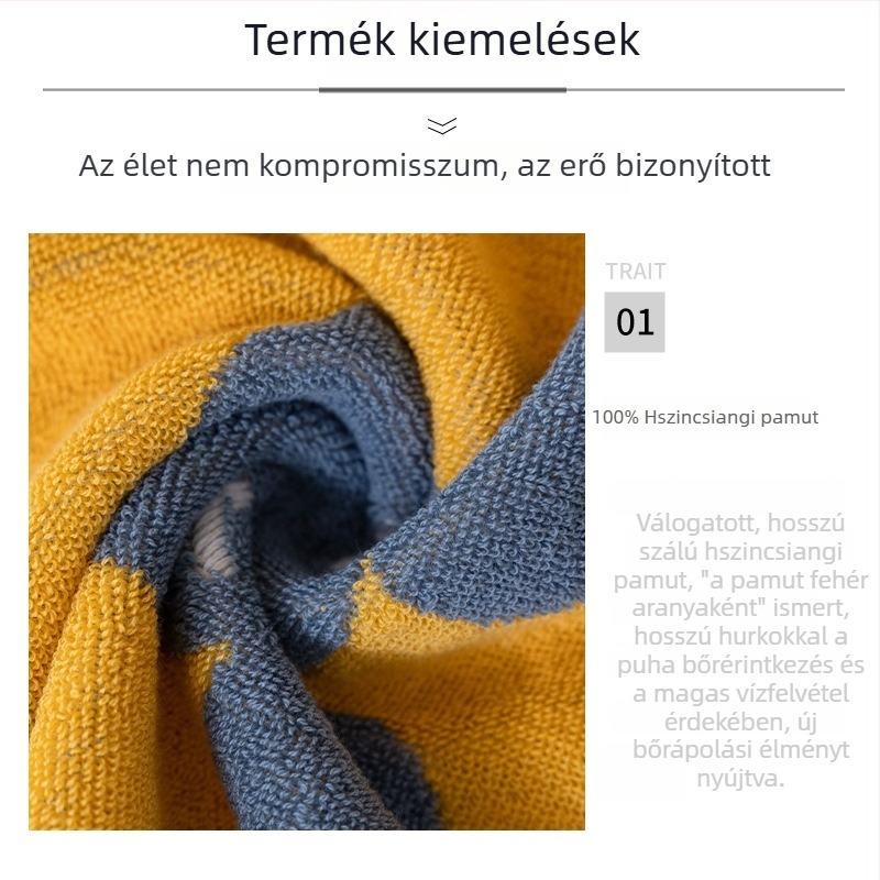 100% pamut kéztörlő és arctörölköző, akasztós négyzet alakú törölköző arcra, puha, nedvszívó, gyorsan száradó