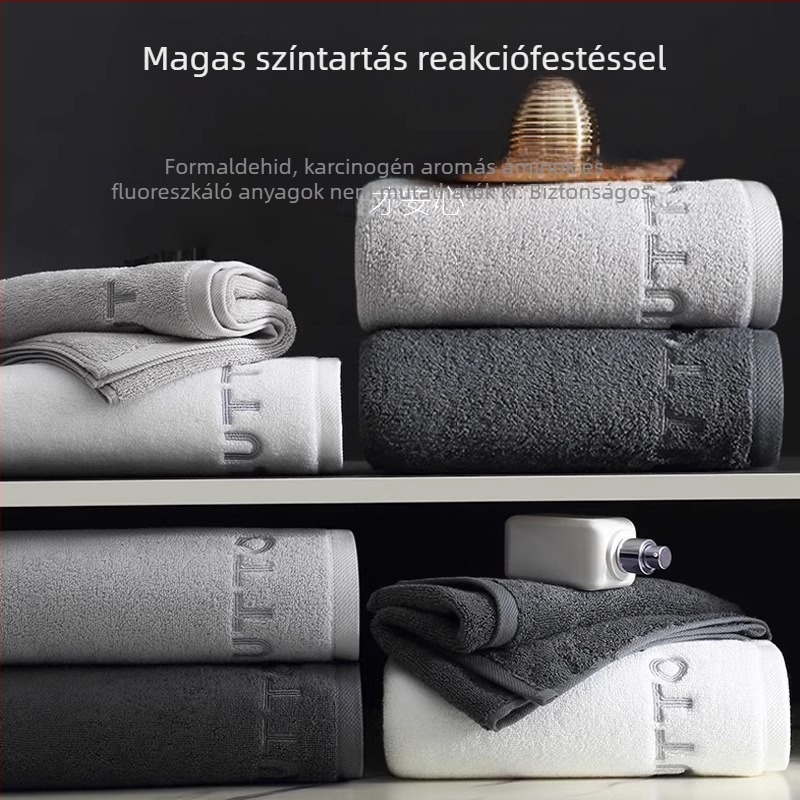 Pu Xi 7A antibakteriális hosszú szálú pamut négyszögletes arc törölköző, puha és nedvszívó, otthoni használatra és gyerekeknek