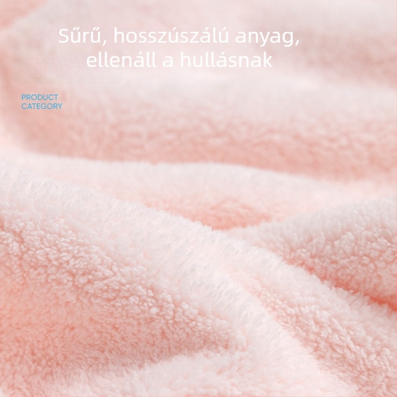 Mikroszálas hajszárító sapka, 85/15 szál összetétel, testreszabható, súly 100–119 g