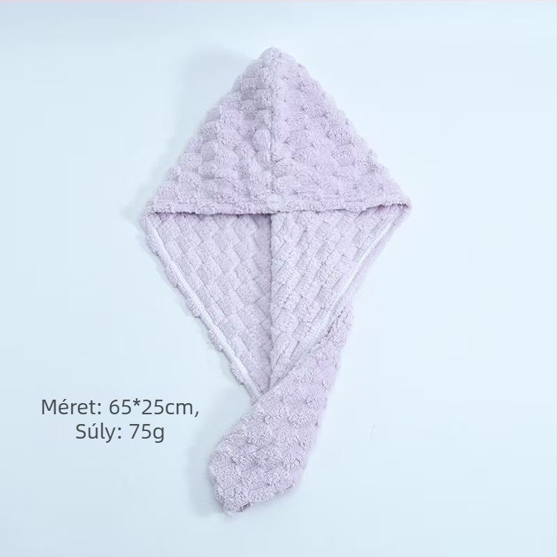 Grace száraz haj sapka korall fleece-ből, puha, rendkívül nedvszívó és gyors száradás, uniszex, otthoni használatra, teknősbékás mintázat