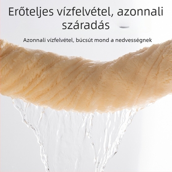 Koral bársony hajszárítós sapka, varrt, 80–99 g