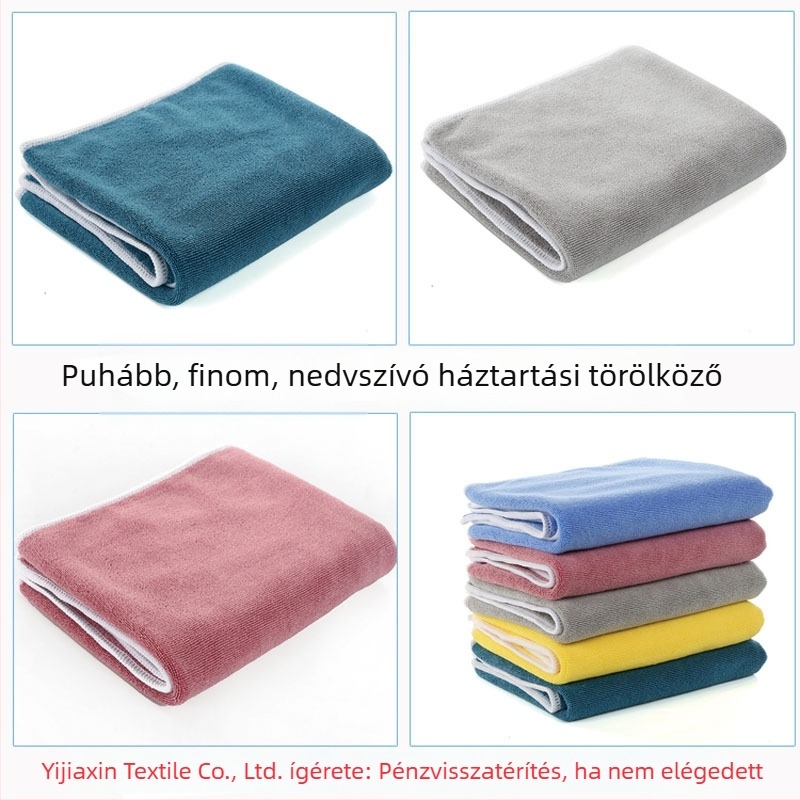 Sporttörölköző, szuperfinom rost, platt szövet (plain weave), 420 g, nedvességszívás 26–30 s, nyomtatott logó, testreszabható