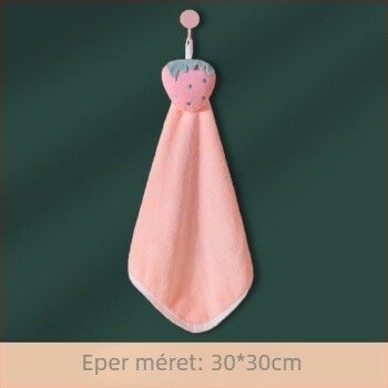 Kéztörlő korall fleece-ből, 150D fonal, vágott bolyhos felület, Drizzle, testreszabható feldolgozás