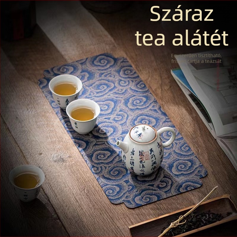 Teás alátét szövetből, vastag és vízálló, japán stílus