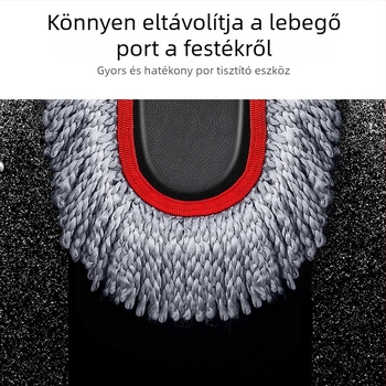 Autómosó kefe, rozsdamentes acél, kihúzható, lágy sörtéjű, szálmentes