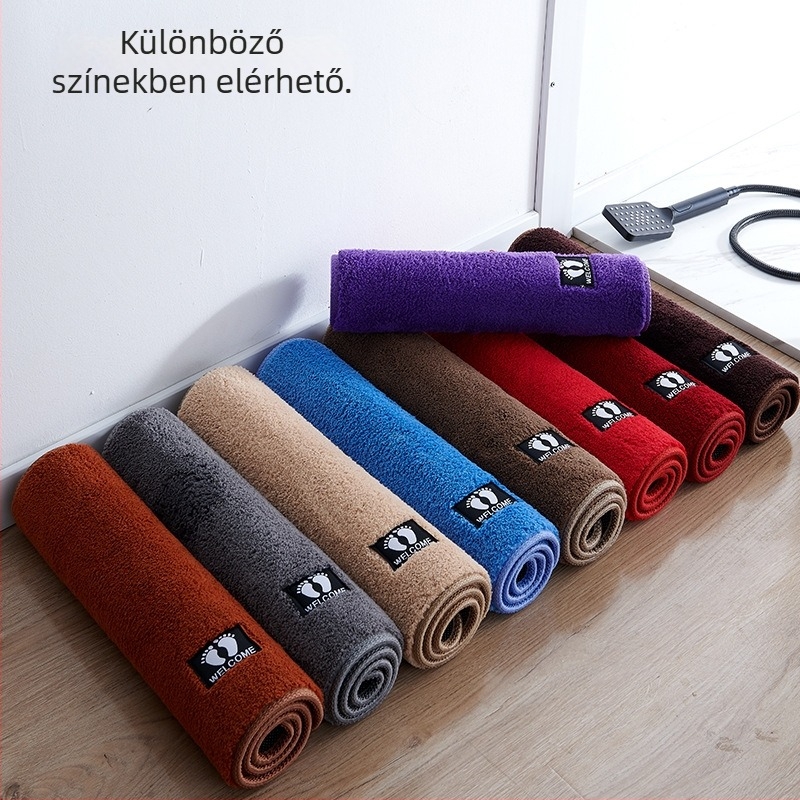 Fürdőszobai szőnyeg, nedvszívó, selyem virág mintával, négyzetes alak, fürdőszobába