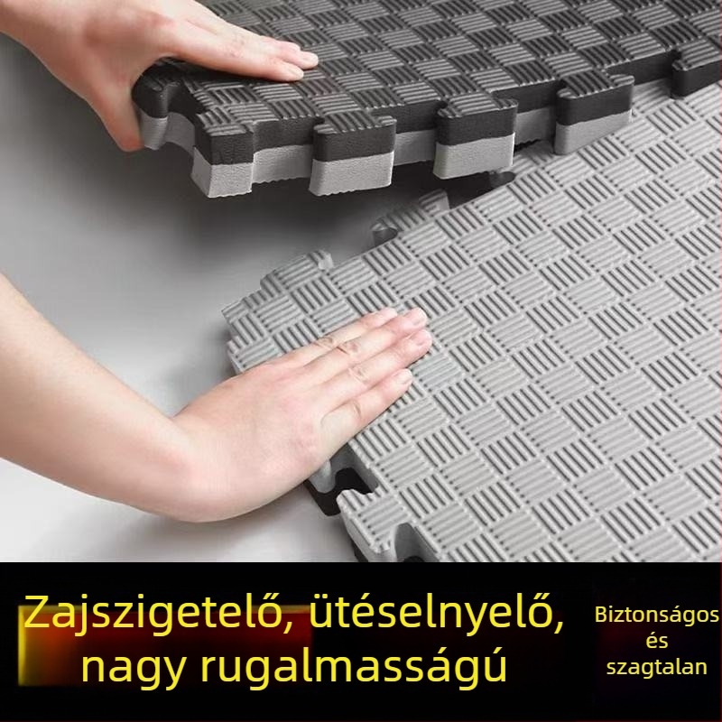 1 méteres patchwork padlómatt edzéshez, Taekwondo és harcművészetek Sanda edzéséhez, magas visszapattanású