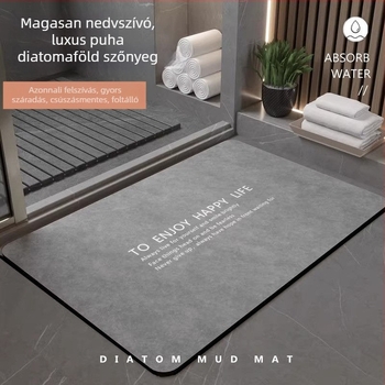 Fürdőszobai matrac diatómás agyagból, nedvszívó padlómatrac
