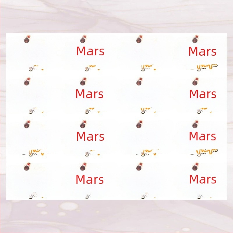 Hua Chenyu arctetoválás matrica – Mars koncert, csillogó, vízálló, alumíniumfólia