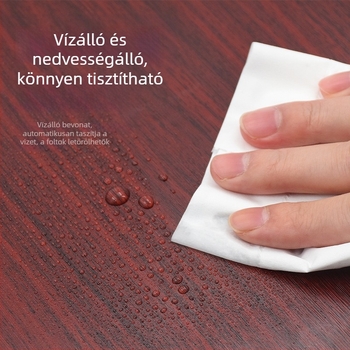 Fa mintázatú PVC matricák bútorokra, öntapadós, vízálló és nedvességálló, 2 darabos készlet