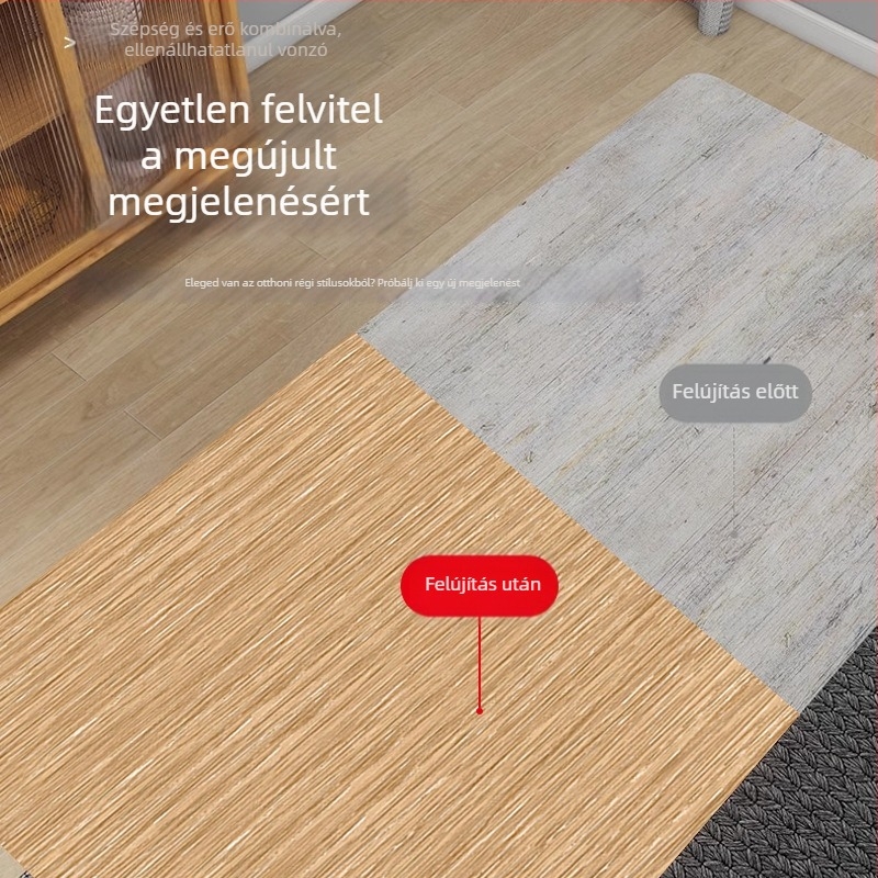 Fa mintázatú PVC matricák bútorokra, öntapadós, vízálló és nedvességálló, 2 darabos készlet