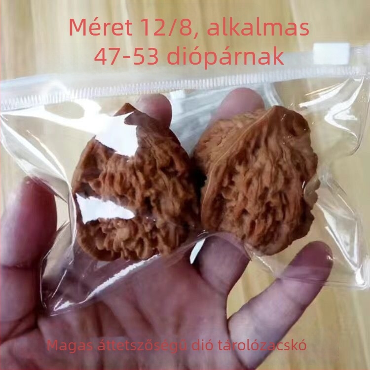 ABS anyagú ékszerdoboz, átlátszó, zárható cipzárral