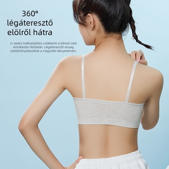 Modal lányoknak sportmelltartó integrált formázott kosárral