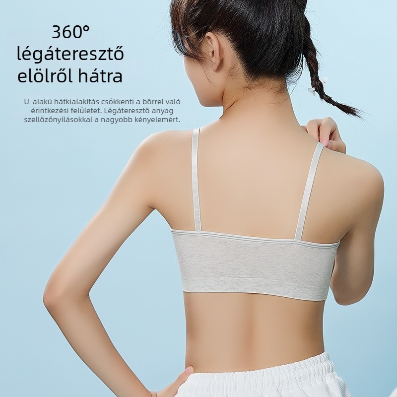 Modal lányoknak sportmelltartó integrált formázott kosárral
