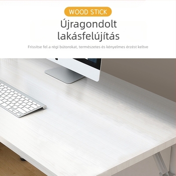 Öntapadós bútorfa mintás dekorfólia – teljes tekercs, felújításra bútorokhoz, szekrényekhez, ajtókhoz és asztallapokhoz; víz- és olajálló.