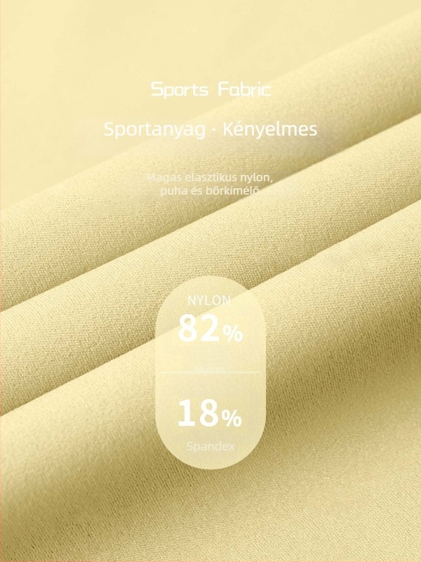 Jóga sportmelltartó 3/4-es kosárral és közepesen formázott kosárral, rögzített dupla vállpántok, nylon alapanyag spandex béléssel