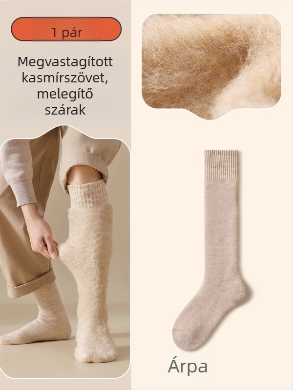 Férfi vádli hosszúságú zokni, akril szálból, egyszálas kötés, 200 tű, egyszínű