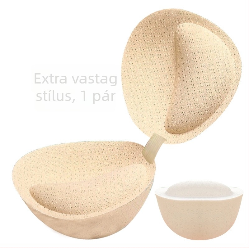 Kismellű melltartó párnák, 6 cm és 8 cm, latex belső betét, push-up hatás