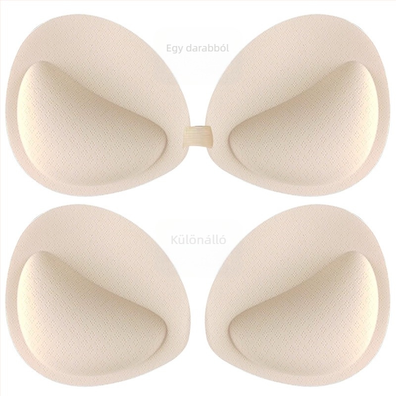 Kismellű melltartó párnák, 6 cm és 8 cm, latex belső betét, push-up hatás