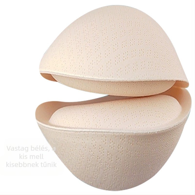 Kismellű melltartó párnák, 6 cm és 8 cm, latex belső betét, push-up hatás