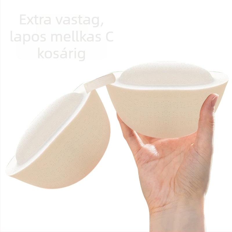 Kismellű melltartó párnák, 6 cm és 8 cm, latex belső betét, push-up hatás