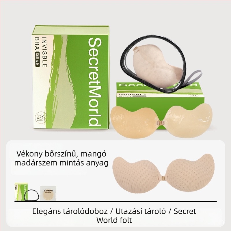 Nylon seamless mangó formájú mellpatch – összehúzás, emelés, lélegző, láthatatlan