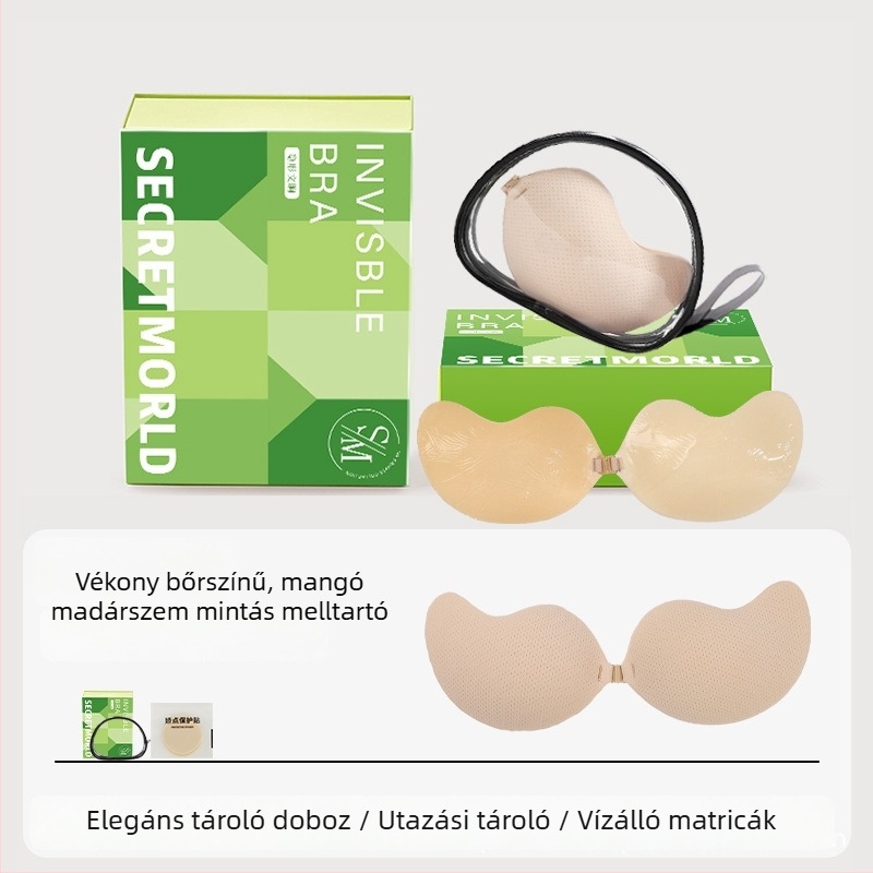 Nylon seamless mangó formájú mellpatch – összehúzás, emelés, lélegző, láthatatlan