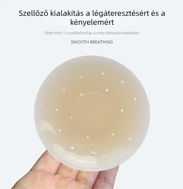 Szilikon mellpatch - nyom nélkül, láthatatlan, vékony, körkörös mellbimbó forma