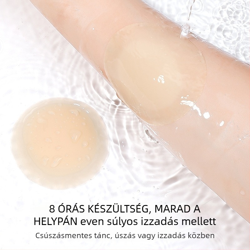 Szilikon mellpatch - nyom nélkül, láthatatlan, vékony, körkörös mellbimbó forma