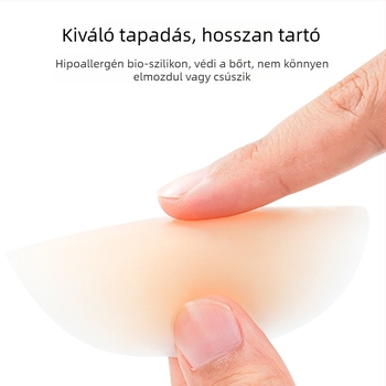 Szilikonból készült, realisztikus mellbimbó tapasz bőrszínű, ragasztós, dekoráció mellbimbóval, láthatatlan melltapasz