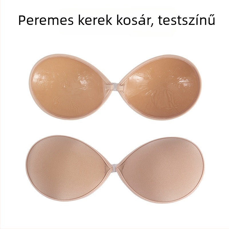 Ragasztós mellemelő csíkok, kör alakú pohárral, légáteresztő, vastag töltés, stabil rögzítés, láthatatlan pántok, menyasszonyi ruhához