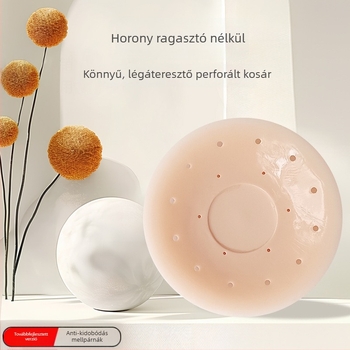 Vékony szilikon melltapaszok, légáteresztő lyukakkal, láthatatlanok, esküvői ruhához
