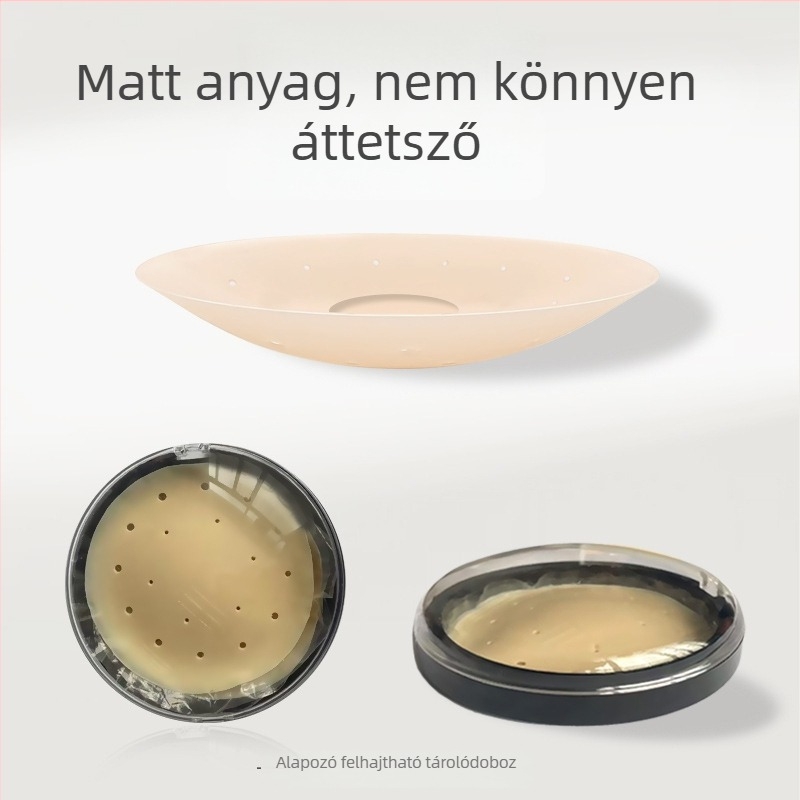 Vékony szilikon melltapaszok, légáteresztő lyukakkal, láthatatlanok, esküvői ruhához