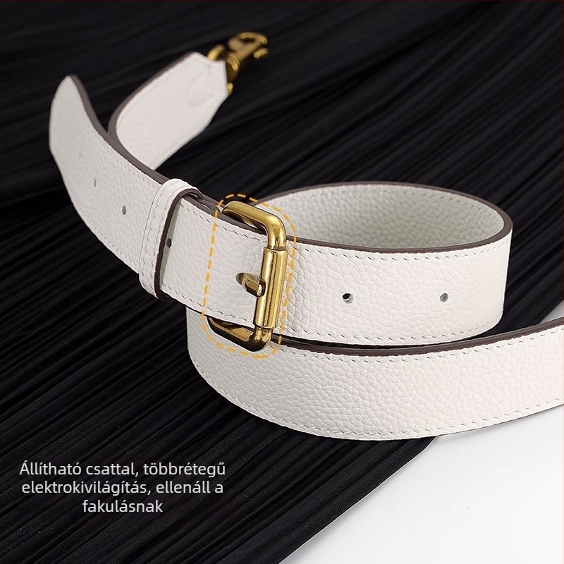 Kamani valódi bőrből készült táskaöv – váll/keresztpánt, crossbody használatra